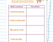 sentence homework ks1