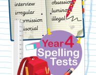Year 4 spelling tests pack