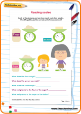 Weighing Scales Worksheet