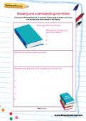 Reading and understanding non-fiction worksheet