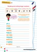 Reading and writing larger numbers