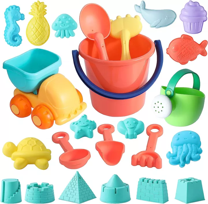 Selection of bucket and spades