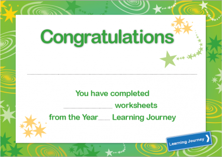 Learning Journey Certificate