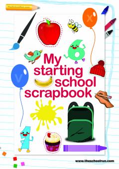 Starting School Scrapbook