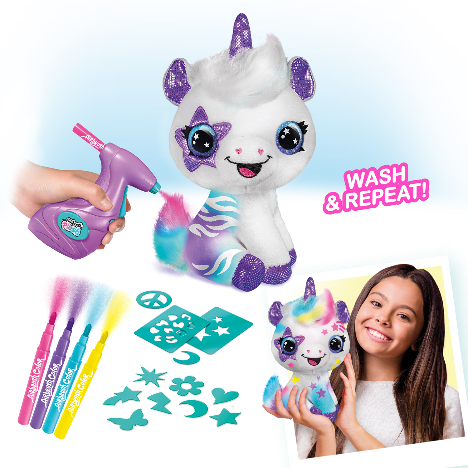 Win 1 of 3 AirBrush Plushie Unicorns from Canal Toys | TheSchoolRun