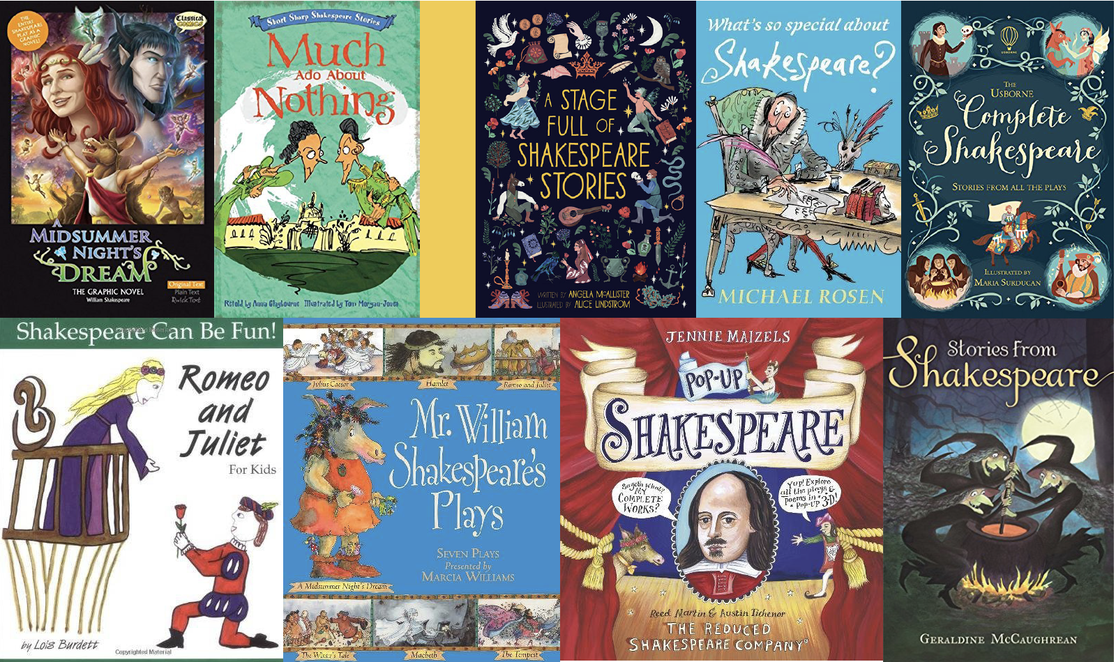 Shakespeare books for children | Shakespeare stories for KS1 and KS2