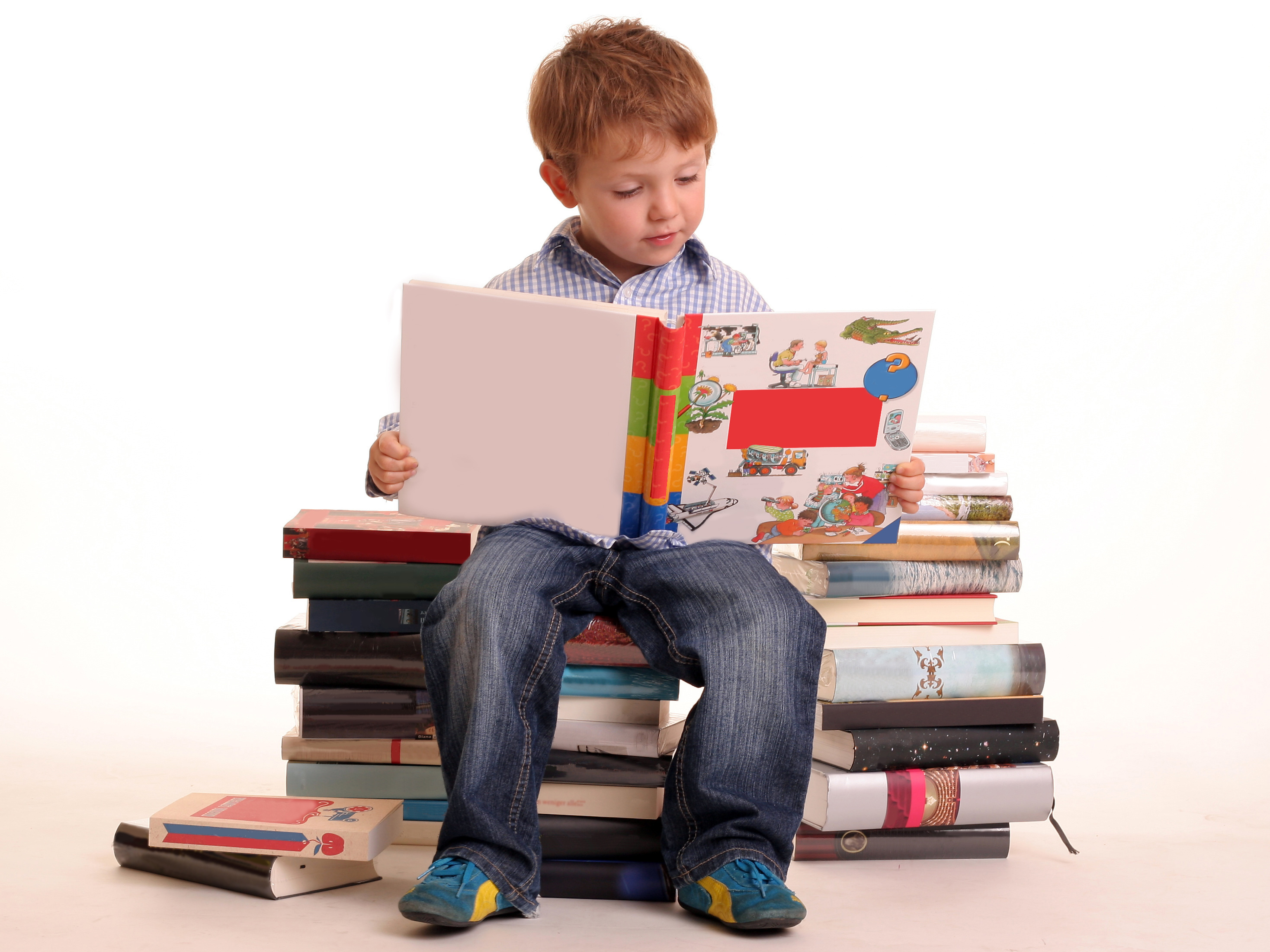 children reading books images
