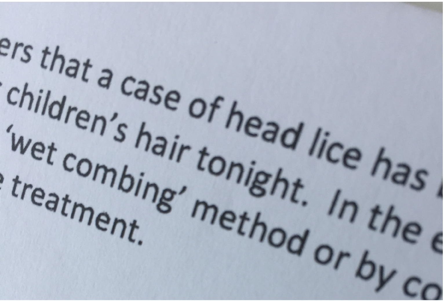 Head Lice (for Parents)