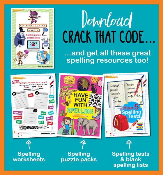 crack that code spelling pack