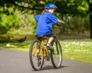 Child cycling