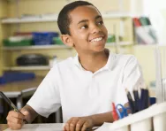 Child in classroom