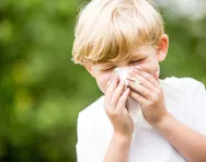 Child sneezing