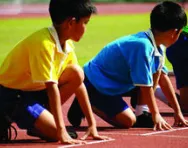 Children at start of race