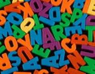 Colourful magnetic letters