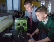 Minecraft in school