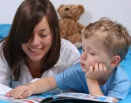 Parent and child reading