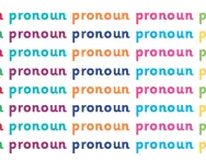 What is a pronoun?