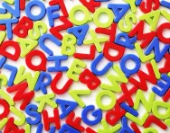 Alphabet letter magnets