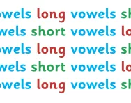 Short and long vowels image