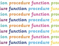 What are procedures and functions?