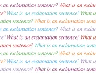 What is an exclamation sentence?