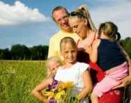 Family in the park