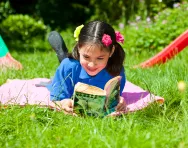 Year 6 girl reading