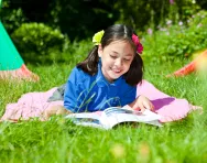 Reception child reading