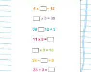 3 times table puzzles worksheet