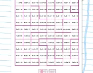 9 times table maze worksheet