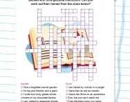 Book characters crossword puzzle