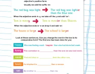 Comparative forms of adjectives worksheet