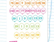 Comparing numbers worksheet