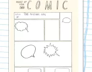 Design your own comic activity