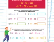 Estimating to calculate worksheet