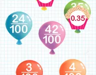 Recognising a decimal equivalent of any number of hundredths tutorial