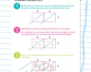 Introduction to lattice multiplication worksheet