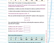 Linear number sequences explained 