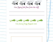 More handwriting silly sentences worksheets