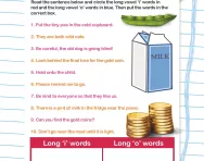 Long vowels i and o page