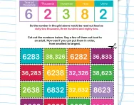 Read, order and compare four-digit and five-digit numbers