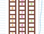 Sequencing numbers 1 to 10 worksheet