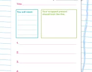 Writing instructions template 