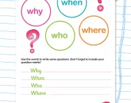 Writing questions worksheet