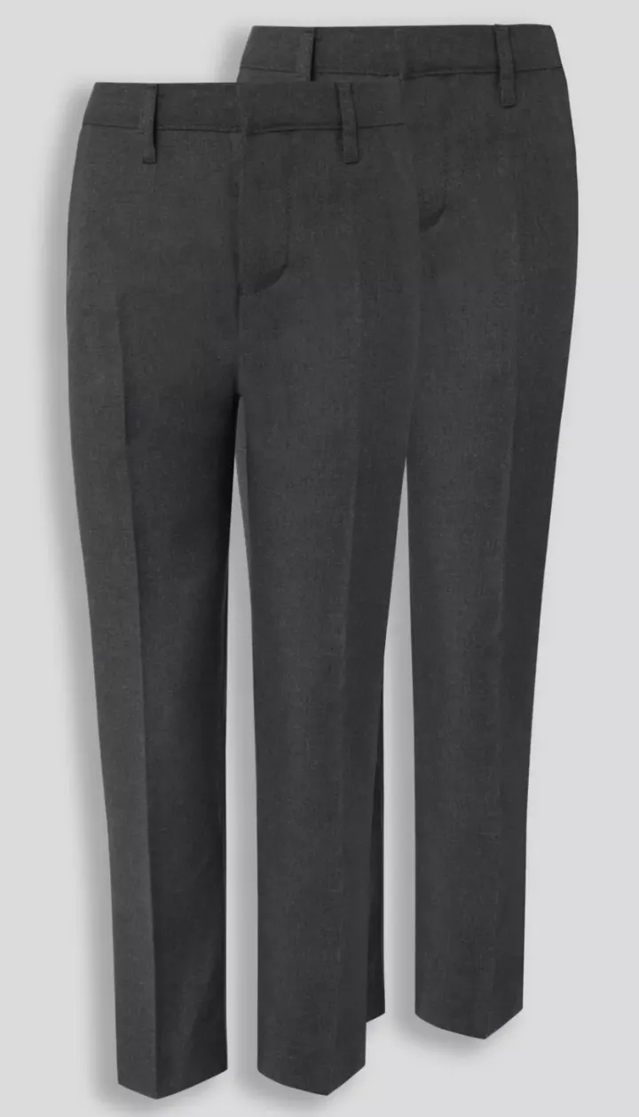 Girls navy blue reinforced trousers 