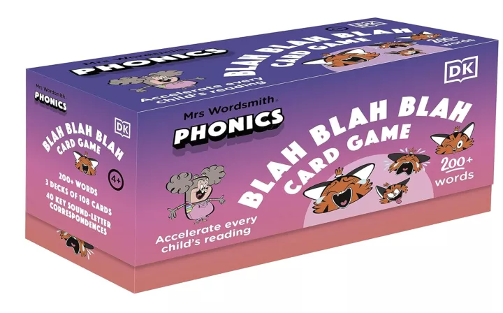 Phonics Blah Blah Blah card game