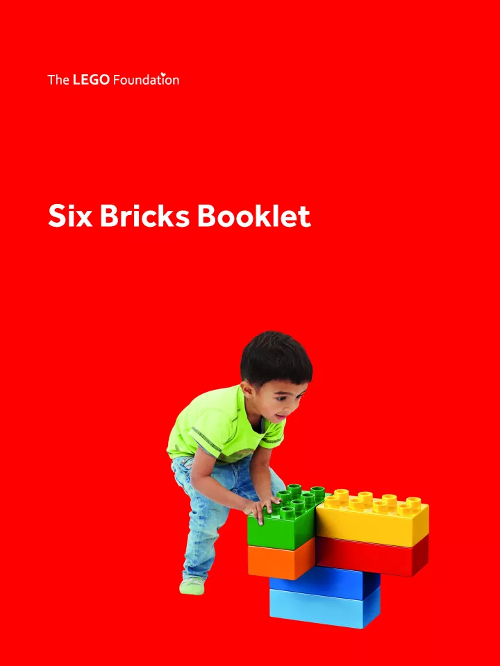 Six Bricks LEGO activity ideas