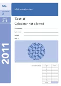 KS2 2011 Maths SATs paper