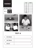 Key Stage 2 - 2005 Science SATs Papers