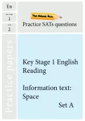 KS1 English SATs practice paper set A